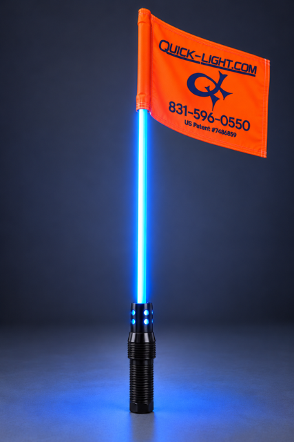 6 FT Fiber Optic Lighted Whip-New Generation Complete Kit.
