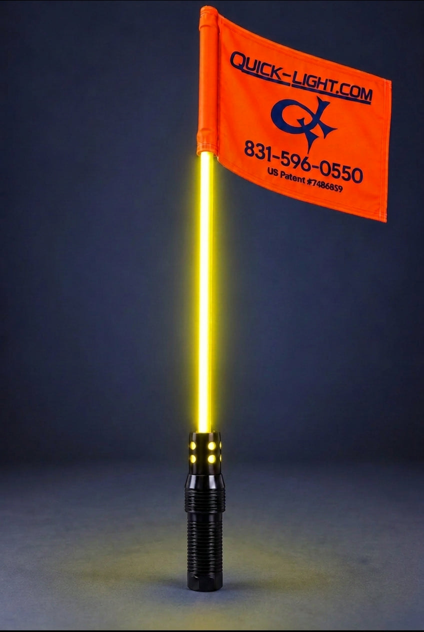 6 FT Fiber Optic Lighted Whip-New Generation Complete Kit.