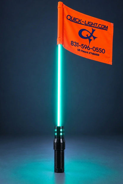 6 FT Fiber Optic Lighted Whip-New Generation Complete Kit.