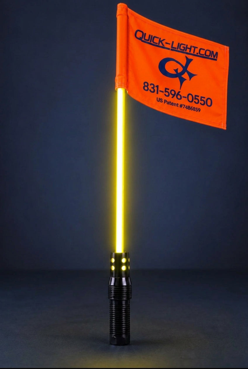 4 FT Fiber Optic Lighted Whip-New Generation Complete Kit.