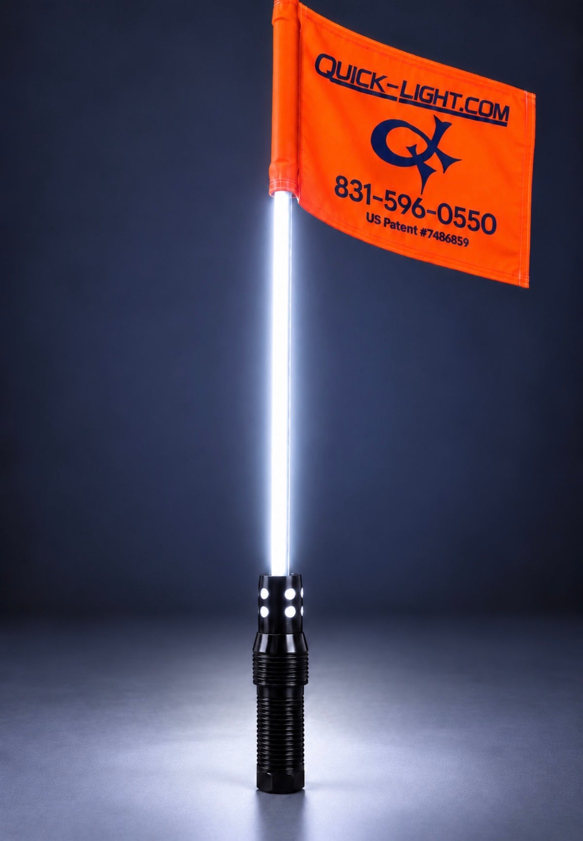 6 FT Fiber Optic Lighted Whip-New Generation Complete Kit.