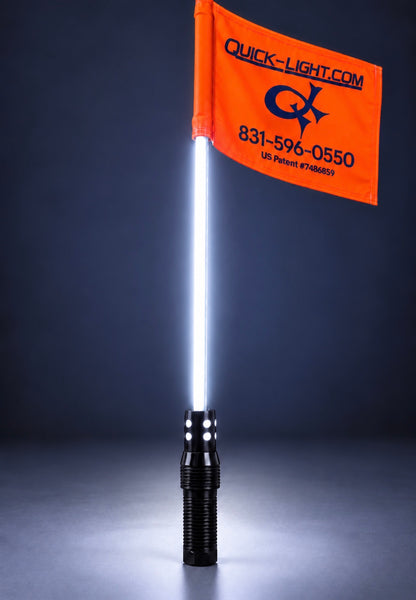 6 FT Fiber Optic Lighted Whip-New Generation Complete Kit.