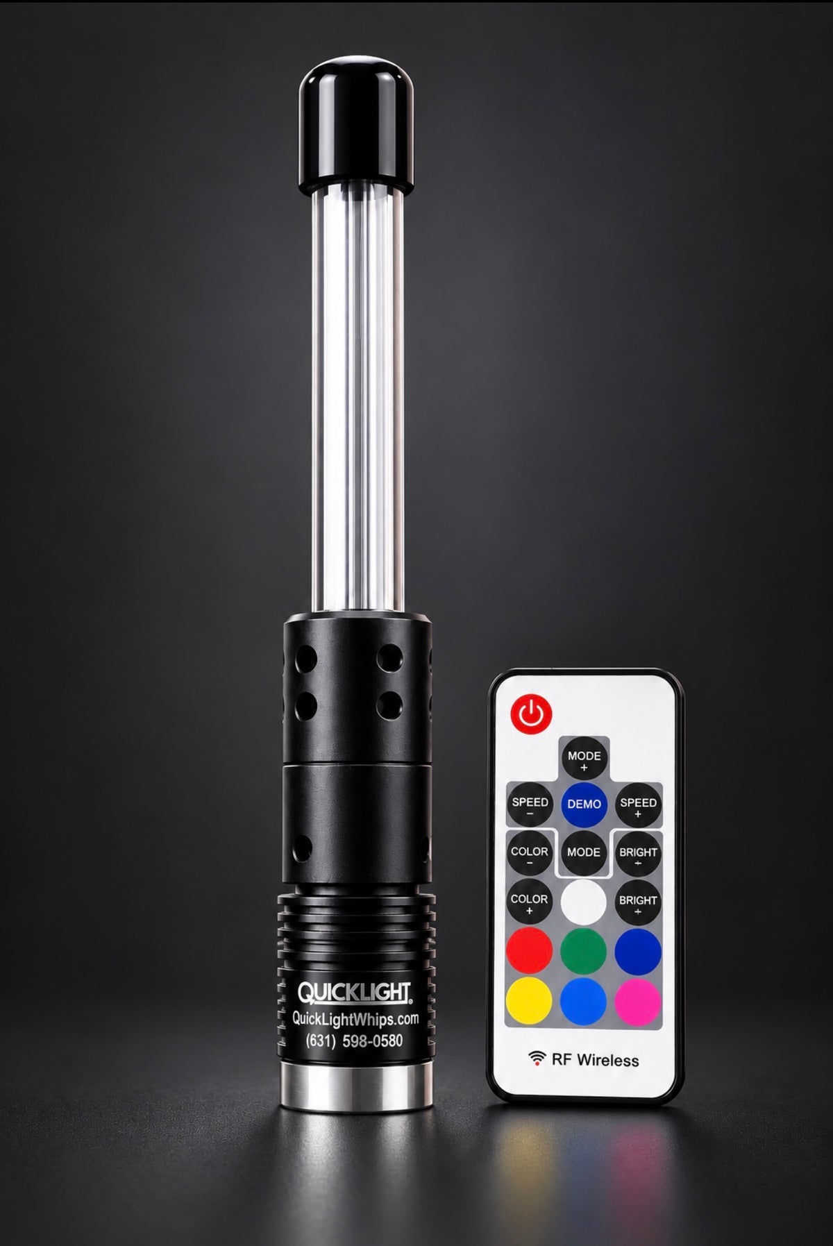 Color Changing Fiber Optic Whip - Original Style Complete Kit